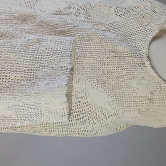 Rag And Bone Short Sleeve Cr Mesh Floral/Mare Blouse. - Picture 6 of 10